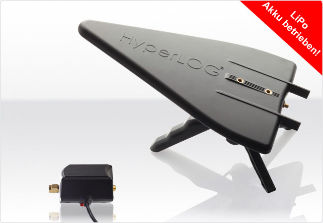 [AARONIA] 방향성 광대역 로그 주기 안테나 HyperLOG 7040X (active) (700MHz - 4GHz)